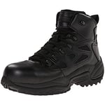 Reebok Bottines à réponse rapide pour homme avec fermeture éclair latérale, 15,2 cm, marron clair, taille 48 EU, Noir, 42 EU