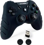 Manette Sans Fil Gamepad Avec Double Vibration,2,4g Gamer Manette Pour Pc Windows 11 10 8 7,Ps3,Android Smart Tv,Tv Box,Steam,Raspberry Pi