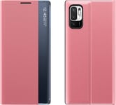 Hurtel New Sleep Case Flip Cover Med Ståfunktion Xiaomi Redmi Note 11 Pro 5G / 11 Pro Rosa