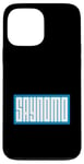 Coque pour iPhone 13 Pro Max Bleu SAYNOMO (Say No More) Bleu Couleur Graphique