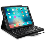 KARYLAX Seluxion - Etui de Protection Noir avec Clavier Azerty Connexion Bluetooth pour Tablette Apple iPad Air/Air 2 [Modèles Apple iPad Air/Air 2. Dimensions 169.5 x 240 x 6.1 mm]