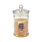 Paris Prix - Bougie Parfumée Bocal 'Essentiel ii' 15cm Orange Epicée