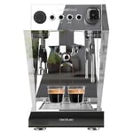 Cecotec Machine a Café Expresso Professionnelle Barista Baristeo Brava. Système De Pré-Infusion Pour Extraction Optimale, Pompe Vibrante 15 Bars, Porte-Filtre 58 Mm, 2,5 L, Double Fonction Café-Vapeur