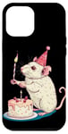 Coque pour iPhone 15 Plus Rat blanc anniversaire amusant pour rongeur et animal domestique B-Day