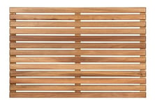 WENKO Grille de douche Indoor & Outdoor Acacia, en bois d'acacia pour l'intérieur et l'extérieur, pour la douche ou la piscine, antidérapante, 55 x 55 cm