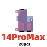 Autocollant De Batterie Pour Iphone,Double Bande,Nervure,Voyage,Colle,Pièces Adhésives,Iphone 14 Plus 13 Mini 11 12 Pro Max X Poly Xs 6 7 8 3 M,20 Pièces - Type 20x 14promax