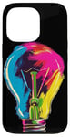 Coque pour iPhone 13 Pro Ampoule multicolore pour garçons et filles