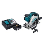 Akkupyörösaha Makita DSS 610 RF1 18 V 165 mm + 1x akku 3,0 Ah + laturi