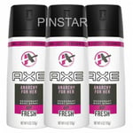 Axe LYNX  Deodorant Body Spray. Anarchy For Her. 48 Hour Fresh - 3 x 150ml ❤️
