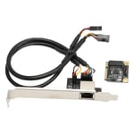 Mini PCI E Gigabit Ethernet -kortti 1000 Mbps Gold Pin Tehokas lämmönpoisto RJ45 LAN NIC-kortti Mini PCIE NIC PC:lle