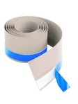 MX 3.8m Flexi Seal Strip - Waterproof Tape for Shower Tray & Bath Blue Upstand