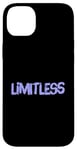 iPhone 14 Plus One Word Funny Text Design Of Limitless Quotes Case