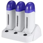 Chauffe Cire,Triple Chauffe Cire Roll,on Epilation Epilateur professionnel roll,on Appareil Cartouches Cire épilation,dépilation