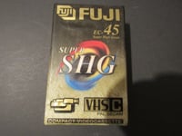 FUJI EC45 VHS-C Compact Camcorder Video Tape Cassette EC-45 ( Super SHG)