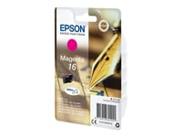 Epson 16 - 3.1 Ml - Magenta - Original - Blære Med Rf/Lyd-Alarm - Blekkpatron - For Workforce Wf-2010, 2510, 2520, 2530, 2540, 2630, 2650, 2660, 2750, 2760