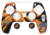 Kit de protection en silicone pour manette Kxlicences Dualsense Naruto Orange