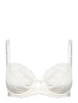 Celine Non Padded Unlined Bra Lingerie Bras & Tops Full Cup Bras White Dorina