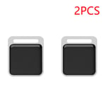 Mini traqueur GPS pour iPhone et Android,alarme anti-perte,clé,portefeuille,animal de compagnie,recherche d'enfant,Bluetooth,enregistrement GPS,étiquette intelligente,1 à 10 pièce - Type 2pcs Black