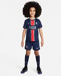 Paris Saint-Germain 2024 Stadium Home Younger Kids' Nike Football Replica 3-Piece Kit