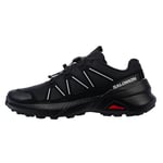 Salomon Speedcross Peak Chaussures de trail pour Homme, Fit précis, Protection tout-terrain , Adhérence active, Black, 43 1/3