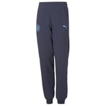 Manchester City Joggebukse Essentials Fleece - Navy Barn - PUMA, størrelse Small