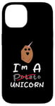 Coque pour iPhone 14 Funny Potato I'm A Potato Unicorn Funny Patate Unicorn Memes