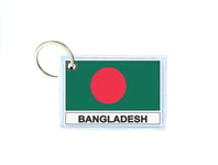 Keychain key printed double-sided flag BD Bangladesh