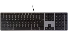 Clavier AZERTY USB Mac LMP USB Keyboard KB-1243 Gris sidéral