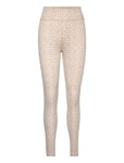 Rose Light Pant Hw Sport Leggings Beige Kari Traa