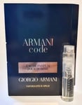 Giorgio Armani Code Parfum Pour Homme 1.2ml Sample Travel Men’s
