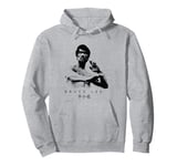 Bruce Lee On Guard Pose Epic Shot Pullover Hoodie