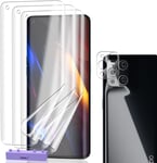 Protection Pour Oppo Find X3 Pro Protecteur D'écran Film Tpu Non-Verre 3 Pcs Et Oppo Find X3 Proverre Trempé Protection D'objectif 1 Pcs. Haute Définition Protection Pour Oppo Find[Bhm094672]