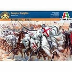 Templar Knights Chevaliers Templiers Figurine Plastique Kit 1:72 Model Italeri