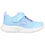 2024 Skechers Infant Girls Wavy Lites Trainers Kids Slip On Comfort Fit Shoes