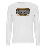 Star Wars The Mandalorian Creed Men's Long Sleeve T-Shirt - White - XS