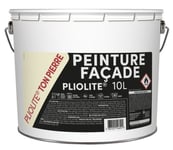 Peinture façade ton pierre solvant résine pliolite multi supports 10L