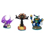 Triple Pack Skylanders Imaginators Single Smolderdash + Dune Bag + Cynder