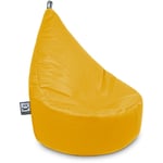 Pouf Fauteuil Similicuir Indoor Jaune Happers Enfant