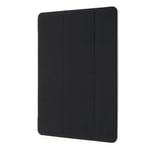 iPad 10,2" (2021 / 2020 / 2019) PU Skinn Flip Deksel med Tri-Folding - Svart