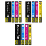 12 Ink Cartridges XL (Set) to replace Epson T3596 (35XL) non-OEM / Compatible