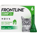 Frontline Comp 50 mg/60 mg Fipronil/Metopren, spot-on, lösning 6x0,5 ml