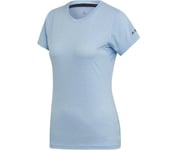 Adidas Running Womens T Shirt Tivid Tee Blue - Ec2472