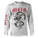 SICK OF IT ALL - EAGLE WHITE Long Sleeve Shirt Large