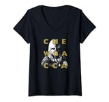 Star Wars: Clone Wars Chewbacca Text Overlay T-Shirt avec Col en V