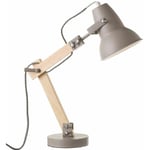 Lolahome - Lampe en bois et métal 43 cm