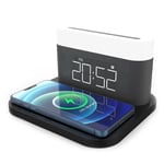 Moye Aurora Lamp With Clock And Wireless Charger