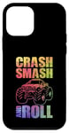 Coque pour iPhone 12 mini Monster Truck Graphic Boys Toddler Birthday Kids