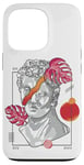 Coque pour iPhone 13 Pro Vaporwave Buste romain Surréaliste Statue rétro Futurisme Esthétique