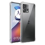 Motorola Moto G73 5G - Bumper Extra Stöttåligt Slim Skal Transparent