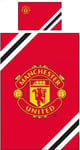 Manchester United FC Core Stripe Single Duvet